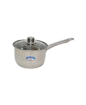 Касерола Rubino 18см със стъклен капак 